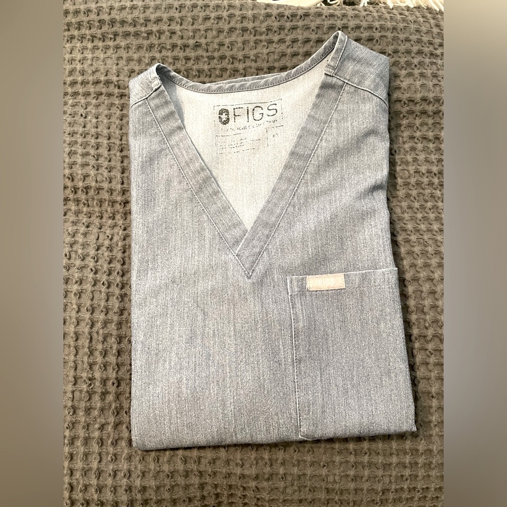 Figs Catarina Top size XS grey
